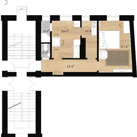 Stories Writer's Ap 39,5sqm Renovated Free Parking Daire *